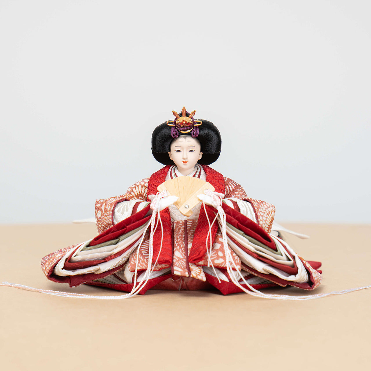 ことのひな人形　ろまん　麻の葉　円ケース