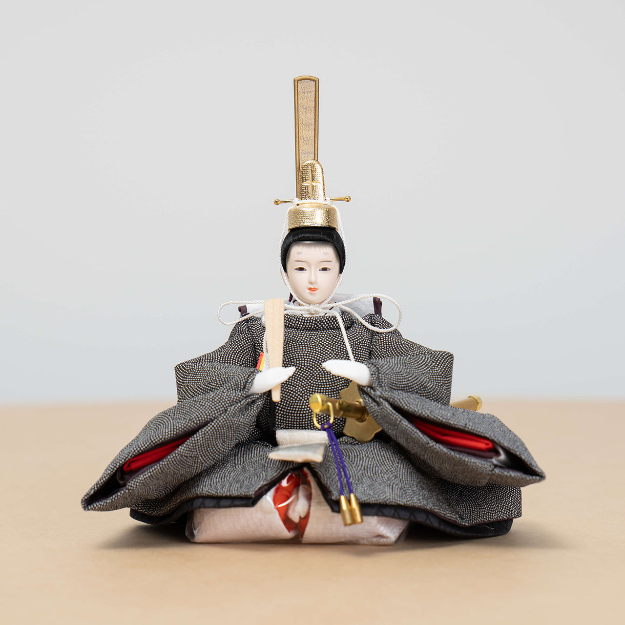 ことのひな人形　ろまん　麻の葉　円ケース