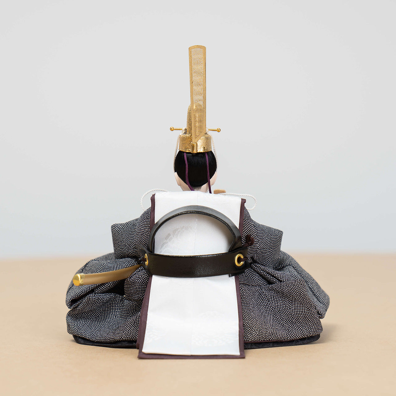 ことのひな人形　ろまん　麻の葉B平台　銀　駿河行燈付