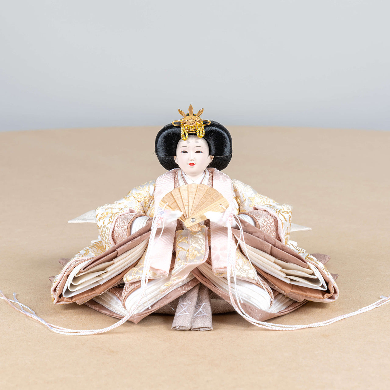 ことのひな人形　つき　麻の葉　収納